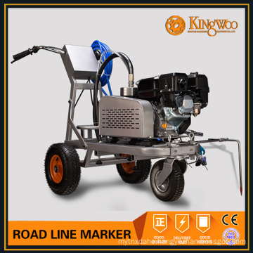 Hand push road line marker machine